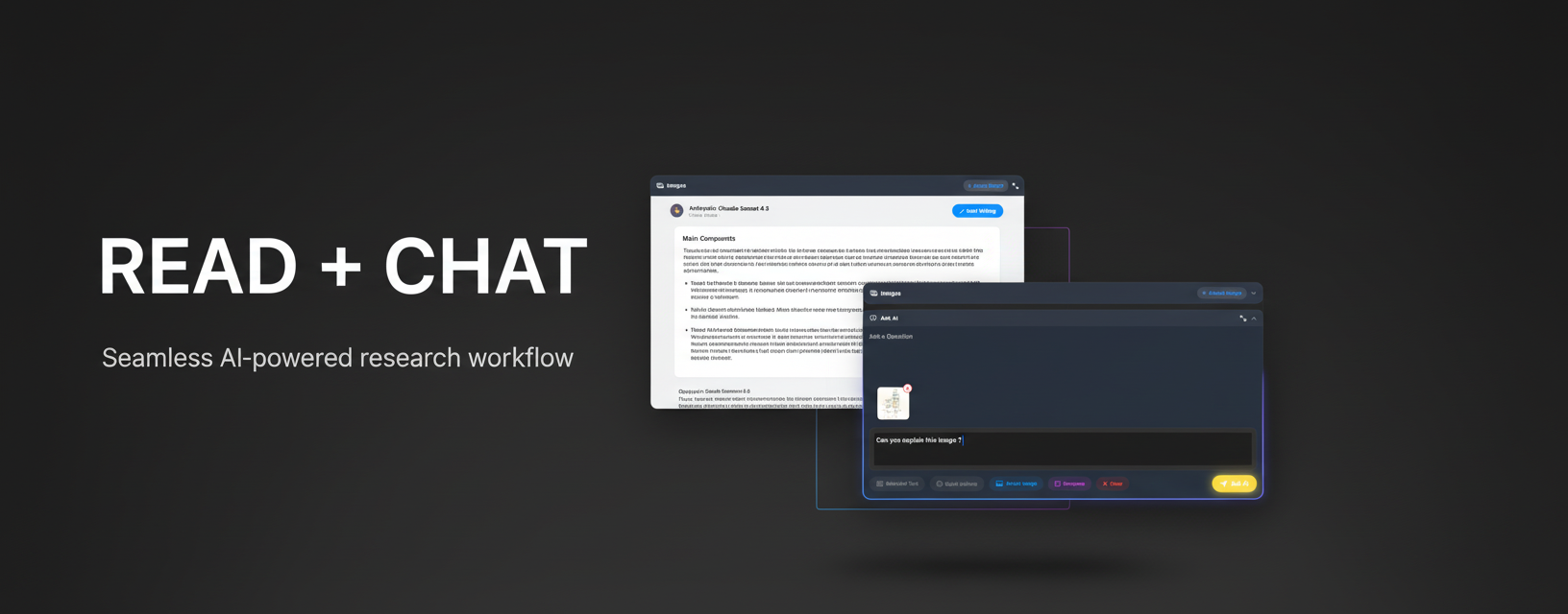 Paperwise Interface - Read and Chat
